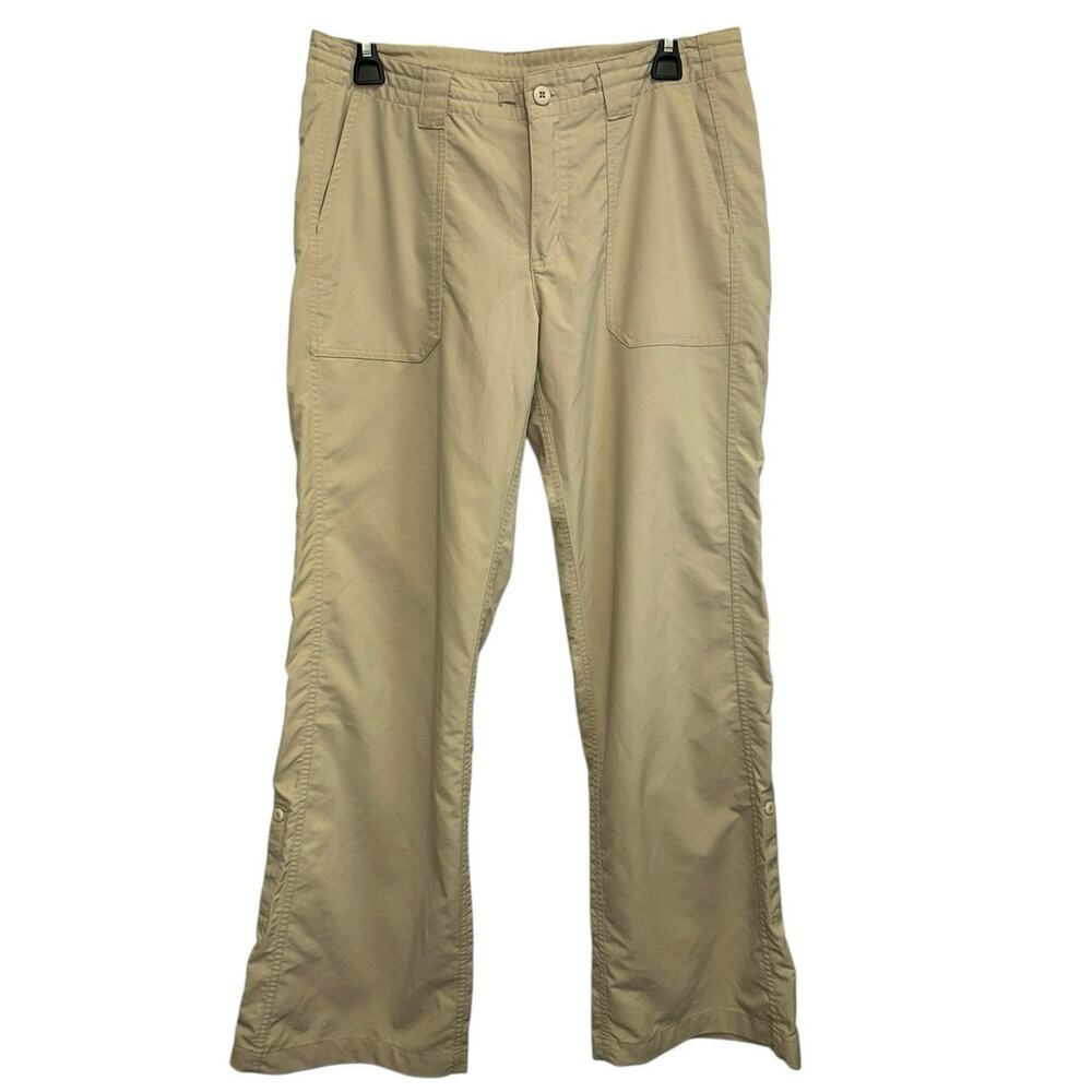Patagonia Women’s‎ Convertible Hiking Pants Size 8 Khaki Roll-Up Capri Outdoor